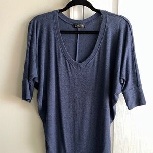Christin Michaels Tronzo 3/ 4 Sleeve Top Size S